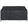 vidaXL Garden Bench Cover Black 205 x 85 x 65 / 94 cm 600D fabric