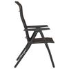vidaXL Garden Chair Set of 2 Black Coffee PE Rattan, Powder-Coated Steel