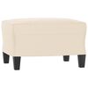 vidaXL Sofa Chair With Footstool Beige