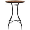 vidaXL Mosaic Bistro Table Terracotta Powder-coated iron 19.7 in x 27.6 in