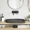 vidaXL Basin Grey (38-45) x (38-45) x 4.72 in River stone