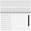 vidaXL Fence and Post Grey 4.92 x 328.08 ft Steel