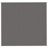 vidaXL Weighted Blanket Gray Brushed polyester microfiber King
