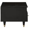 vidaXL Coffee Table Black, Brown Solid mango wood, Engineered wood, Iron
