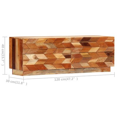 vidaXL TV Stand 47.2"x11.8"x15.7" Solid Wood Reclaimed