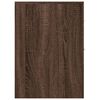 vidaXL Narrow Bathroom Cupboard Brown Oak Engineered Wood Narrow