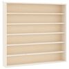 vidaXL Wooden Collector's Display Case Natural wood Plywood Medium