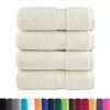 vidaXL Soap Towel Set of 4 Cream 100% cotton 11.8 x 11.8 in Soap Towel