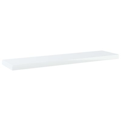 vidaXL Bookshelf Boards 8 pcs High Gloss White 15.7"x3.9"x0.6" Engineered Wood
