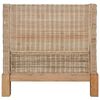 vidaXL Sofa Set Natural Natural Rattan Medium Removable Covers
