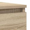 vidaXL Sideboard Sonoma Oak Engineered Wood 39.4 in x 13.8 in x 29.9 in