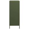 vidaXL Highboard Olive Green Cold-rolled steel Large Highboard