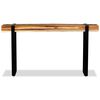 vidaXL Console Table Multicolour Solid reclaimed wood, Cast iron Large