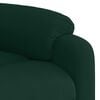 vidaXL Electric Massage Recliner Chair Dark Green
