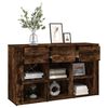 vidaXL Sideboard Smoked oak Engineered wood Standard Sideboard