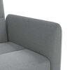 vidaXL Sofa Bed Light grey Fabric (100% polyester), plywood, plastic Large