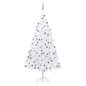 vidaXL Artificial Christmas Tree White PVC Extra Tall