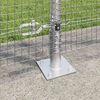 vidaXL Fence Post Silver 82.02 x 3.94 ft (0.75 x 0.75 in mesh) Steel