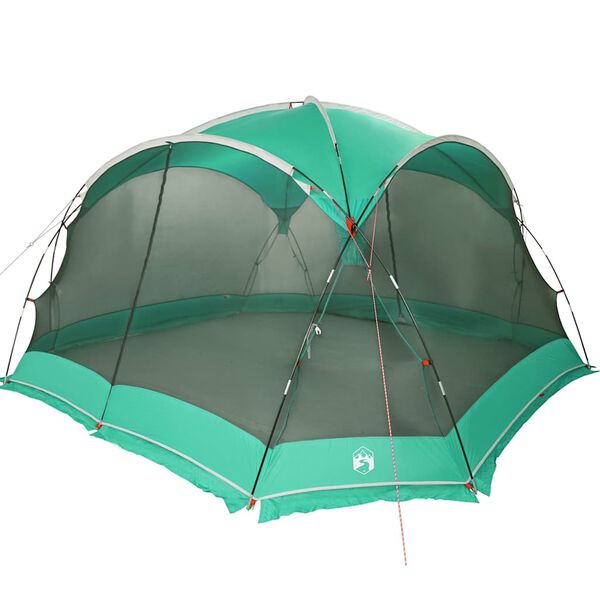 vidaXL Tents with Roof sea green 434 x 434 x 230 cm Polyester