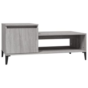 vidaXL Coffee Table Gray Sonoma Engineered wood Medium Coffee Table