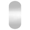 vidaXL Wall Mirror Transparent Glass Medium Wall mounting Wall Mirror