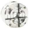 vidaXL 4 Jaw Wood Chuck with M33 Connection Steel Silver 3.78 "