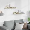 vidaXL Wall Shelf Set of 2 Sonoma Oak MDF Wall Mounting Wall Shelf