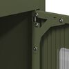 vidaXL Highboard Olive Green Cold-rolled Steel Medium Highboard