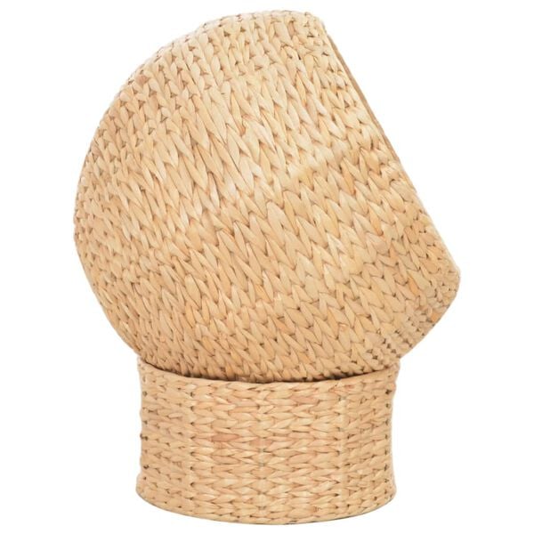 vidaXL Cat Basket Natural Seagrass, Wood Small Removable Covers