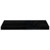 vidaXL Wall Shelf Glossy black Honeycomb MDF, metal Medium Gloss Finish