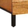 vidaXL Coffee Table Natural Solid Acacia wood, Engineered wood, Iron