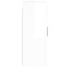 vidaXL Wall Mounted Cabinet Set of 2 High Gloss White