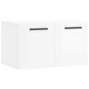 vidaXL Wall Cabinet High gloss white Engineered wood Medium Wall Cabinet