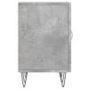 vidaXL TV Cabinet Concrete Grey Engineered Wood, Iron Large TV Cabinet