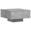 vidaXL Coffee Table Concrete Grey Engineered Wood Medium Durable
