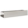 vidaXL Shower Shelf Silver 304 Stainless Steel One Size Shower Shelf