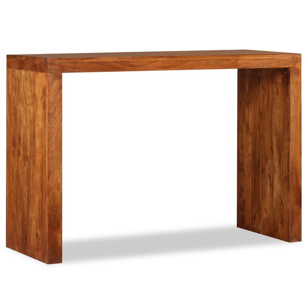vidaXL Console Table Brown Solid Acacia wood Medium Durable