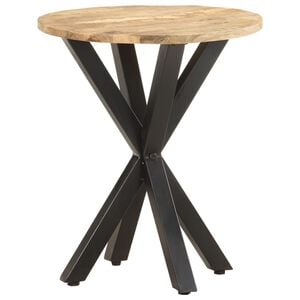 vidaXL Side Table Natural Wood Solid Mango Wood Durable Side Table