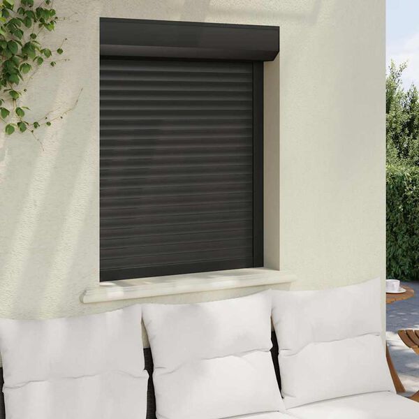 vidaXL Roller Shutter Aluminium 31.5x39.4" Anthracite