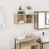 vidaXL Bathroom Wall Cabinet Sonoma Oak Engineered Wood Small