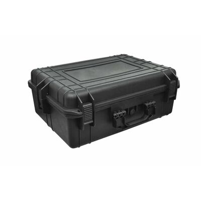 vidaXL Transport Hard-Case Black w/ Foam 9.2 gal capacity
