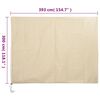 vidaXL Plant Fleece Cover Beige Non-woven fabric (100% polypropylene)