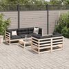 vidaXL Patio Sofa Set Anthracite Solid Pine Wood, Oxford Fabric Large