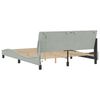 vidaXL Bed Frame Light Grey