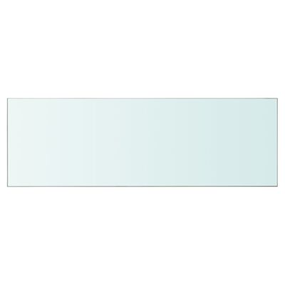vidaXL Shelf Panel Glass Clear 35.4"x11.8"