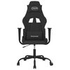 vidaXL Gaming Chair Black Fabric