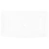 Luxury Ceramic Basin Rectangular Sink White 28"x15.4"