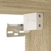 vidaXL Wall Mounted TV Cabinet Sonoma oak Engineered wood Compact