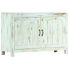 vidaXL Sideboard Light Blue 43.3"x13.8"x27.6" Solid Mango Wood