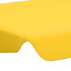 vidaXL Replacement Canopy for Garden Swing Yellow 59.1"/51.2"x41.3"/27.6"